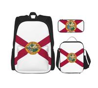 WenDang Florida State Flag - Set con borsa per il pranzo e astuccio, adatta per lo shopping, sport all'aria aperta