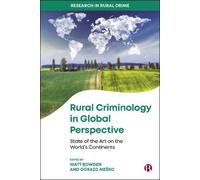 Wendell C. Wallace Rural Criminology in Global Perspective (Copertina rigida)