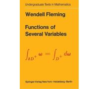 Wendell Fleming Functions of Several Variables (Tascabile)