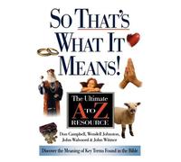 Wendell Johnston John Walvoord John Witmer Donald So That's What i (Tascabile)