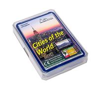 Wendels Kartenspiele Città Trump Quartetto in inglese: Cities of The World | Piccolo regalo per bambini e famiglia
