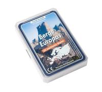 Wendels Kartenspiele Montagne Europa Trump Quartetto Gioco | Regalo per alpinisti e scalatori