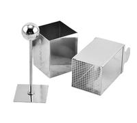 Wendi Bean Curd Flower Cutter, acciaio inossidabile Cheese Slicer Jelly, Manuale Kitchen Tool. Mold di pressatura quadrata per precisione, facile fagiolo curd e preparazione