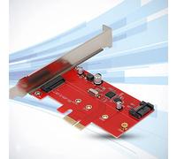 Wendry Scheda Riser PCI-E, Scheda di Espansione SSD da PCI-E a M.2 Desktop, Adattatore Scheda Riser per unità a Stato Solido SATA3.0, velocità di Trasferimento 6.0Gbps