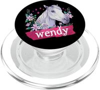 WENDY - Bellissimo nome di ragazza con un bel cavallo PopSockets PopGrip per MagSafe