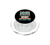WENDY Camicia personalizzata con nome WENDY Nome PopSockets PopGrip per MagSafe