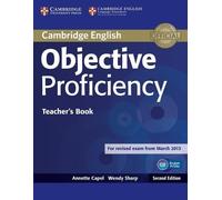 Wendy Sharp Annette Capel Objective Proficiency Teacher's Book (Tascabile)