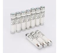 Wengart 10 Pezzi Fusibili a Bottiglia DI E16,20A 400V AC / 250V DC,Tipo gG per Protezione Sovracorrente, Ceramica Tecnica,Ricambio per Valvoliere d'Epoca e Quadri Industriali Compatti,Taglia 1 (DI)