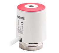 Wengart Attuatore Termico a Spina WG2208, Normalmente Chiuso-24V-Rosso, da lavoro per impianto di Riscaldamento a Pavimento