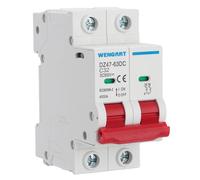 Wengart Interruttore automatico da guida a bassa tensione da 500V,2p 32A L'interruttore automatico dell'aria è scattato