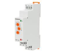 Wengart Relè di ritardo TBT7-A2,2SPDT relè temporizzato con 10 funzioni e indicatori LED, ACDC12-240 V, adatto per le occasioni che richiedono una varietà di funzioni di controllo del ritardo