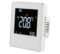 Wengart Termostato Digitale 24V WG538, Cronotermostato Programmabile per Riscaldamento a Pavimento ad Acqua e Attuatori, Display LCD a Colori,Contatto NC/NO Selezionabile