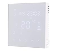 Wengart Termostato Fan-Coil a 4 Tubi WG607AC,Programmabile, Display LCD,Controllo 3 Velocità Ventola e 4 Modalità,Ideale per Sistemi di Climatizzazione Centralizzati,Montaggio in Scatola Tonda 60mm