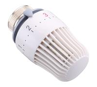 Wengart Testa Termostatica WG4007 per Radiatori - Attacco Universale M30x1,5 - Sensore a Liquido di Precisione - Con Protezione Antigelo e Posizione Zero - Bianco - Solo Testa