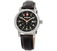 Wenger 01.1021.104 - Orologio da polso donna, pelle, colore: nero