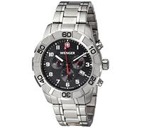 Wenger 010853102 - Orologio da polso, uomo, acciaio inox, colore: argento