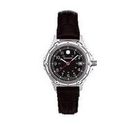 Wenger 70224 - Orologio da polso da donna, cinturino in pelle colore nero