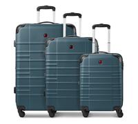 Wenger Amplar Evo 4 ruote Set di valigie 3 pezzi con piega di espansione ottanio