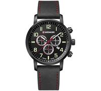 Wenger Orologio Cronografo Quarzo Unisex con Cinturino in Pelle 01.1543.104