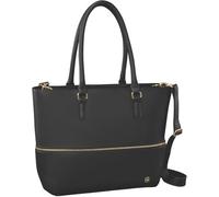 WENGER Borsa Porta PC Eva, Borsa da Donna con Custodia Estraibile per Notebook fino a 13”, Tablet fino a 10”, 10 l, Donna Signora, Ufficio Lavoro Università, Nero, 601077