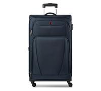 Wenger Carrello Beaumont a 4 ruote XL da 87 cm, misura speciale con tasca espandibile blu