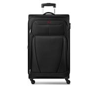 Wenger Carrello Beaumont a 4 ruote XL da 87 cm, misura speciale con tasca espandibile nero
