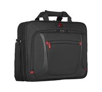 WENGER Cartella Sensor, Borsa Porta PC a Tracolla, Notebook 15”, 9 l, Uomo Donna, Ufficio Viaggi di Lavoro Università, Nero/Grigio, 600643