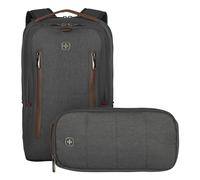 WENGER City Upgrade Computer Backpack With Cross Day Bag Grey