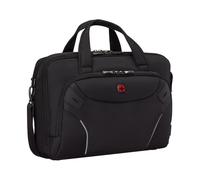 WENGER Cosmic Borsa PC a Tracolla, Notebook 16”, Tasca per Tablet, Cartella, Organizer, 17 l, Ufficio Lavoro Università, Nero, 653497