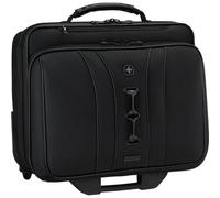 WENGER Legacy Black Series Cartella con Ruote, Borsa Trolley Porta PC, Notebook 15,6”, 29 l, Ufficio Lavoro Università Scuola, Nero, 653631