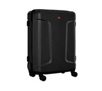 WENGER Legacy Medium Valigia Rigida con 4 Ruote, Trolley, Medio, 66 (79) l, Serratura, Uomo Donna, Viaggi Vacanze, Nero, 610866