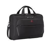 WENGER Meteor Borsa PC Portadocumenti a Tracolla, Notebook 17”, Tasca per Tablet, Cartella, 22 l, Ufficio Lavoro Università, Nero, 653498