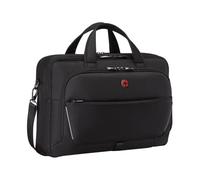WENGER Meteor Borsa PC Portadocumenti a Tracolla, Notebook 17”, Tasca per Tablet, Cartella, 22 l, Ufficio Lavoro Università, Nero, 653498