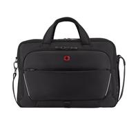 WENGER Meteor Borsa PC Portadocumenti a Tracolla, Notebook 17”, Tasca per Tablet, Cartella, 22 l, Ufficio Lavoro Università, Nero, 653498