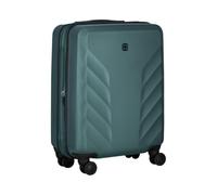 WENGER Motion Carry-On - Valigetta rigida per bagaglio a mano, 36 (43) l, serratura di sicurezza, uomo e donna, viaggi, vacanze, verde/grigio, Carry-On, Hardside Bagaglio estensibile con ruote
