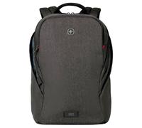 WENGER Zaino Porta PC MX Light con Tasca per Tablet, Notebook 16”, Tablet 10”, 21 l, Uomo Donna, Ufficio Università Scuola Viaggi, Grigio, 611642