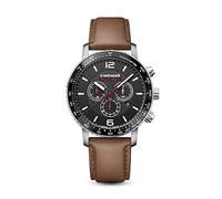 Wenger Orologio Cronografo Quarzo Unisex con Cinturino in Pelle 01.1843.104
