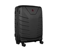 WENGER Pegasus Medium Valigia Rigida con 4 Ruote, Trolley, Medio, 66 (79) l, Serratura, Uomo Donna, Viaggi Vacanze, Nero, 610848