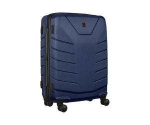 WENGER Pegasus Medium Valigia Rigida con 4 Ruote, Trolley, Medio, 66 (79) l, Serratura, Uomo Donna, Viaggi Vacanze, Blu, 610851