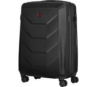WENGER Prymo Medium Valigia Rigida con 4 Ruote, Trolley, Medio, 59 (67) l, Serratura, Uomo Donna, Viaggi Vacanze, Nero, 612537