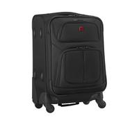 WENGER Sion Trolley in Tessuto, Bagaglio a Mano, 40 (45) l, Espandibile, Uomo Donna, Viaggi Vacanze, Nero, 653584