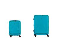 Wenger Skyon Set di 2 Valigie Rigide S/L 35/45 l e 103/120 l Expandable | Set di valigie per vacanze e viaggi di lavoro con porta USB, scomparto laptop 16", ruote doppie e chiusura TSA.