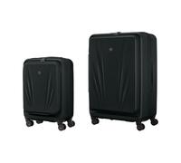 WENGER Skyon Set Valigie da 2 pezzi, Bagaglio a mano + Valigia L, Valigia Rigida, Trolley, Tasca per Laptop e Tablet, Serratura, Nero