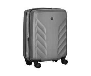 WENGER Valigia rigida Motion Carry-On con 4 Ruote, Trolley, Bagaglio a Mano, 36 (43) l, Struttura Rigida, Serratura, Uomo Donna, Viaggi Vacanze, Nero, 612547