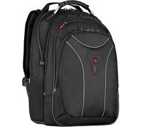 WENGER Zaino Porta PC Carbon, Notebook 17”, Scomparti, 30 l, Uomo Donna, Ufficio Viaggi di Lavoro Università, Nero, 600637