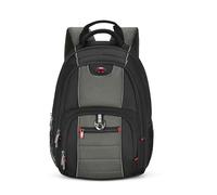 WENGER Zaino Porta PC Pillar con Tasca per Tablet, Notebook 16”, Tablet 10”, 25 l, Uomo Donna, Ufficio Viaggi di Lavoro Università, Nero/Grigio, 600633