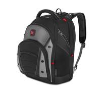 WENGER Zaino Porta PC Synergy con Tasca per Tablet, Notebook 16”, Tablet 10”, 26 l, Uomo Donna, Ufficio Viaggi di Lavoro Università, Nero/Grigio, 600635
