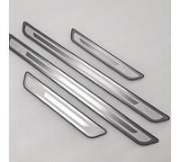 wengjun 4 Pezzi Auto Acciaio Inox Battitacco per VW Polo 6R 6N 6N2 6C 9N 9N3, Protezione Contro Graffi Auto Sticker Protezione Auto Accessori
