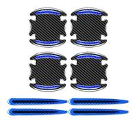 WENGONG 8 Pezzi Protezione Portiere Auto per BMW 3er G20 G21 i3 G28 2019-2024 2025, Pellicola di Protezione Autoadesiva Anti Graffio Guscio della Maniglia Protezione,Blue