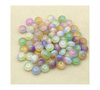WENH 10x6mm 1000 Pezzi di Perline di Polvere di Resina a Forma di Pneumatico for Parti Fai da Te di Braccialetti/collane Fatti a Mano. Accessori for Gioielli(Random Mix)